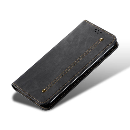 For Xiaomi 13 Lite / Civi 2 Denim Texture Flip Leather Phone Case(Black) - 13 Lite Cases by PMC Jewellery | Online Shopping South Africa | PMC Jewellery | Buy Now Pay Later Mobicred