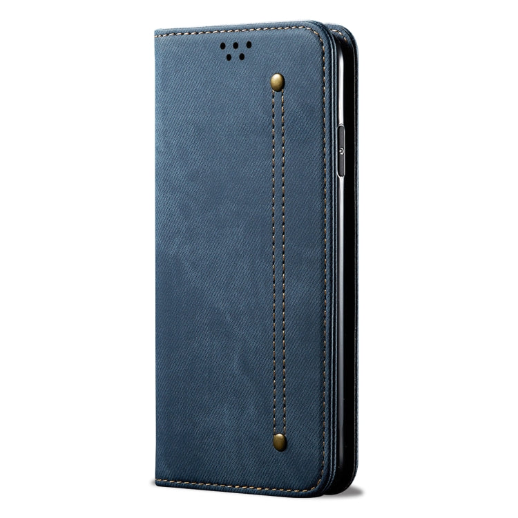 For Honor 90 Denim Texture Flip Leather Phone Case(Blue) - Honor Cases by PMC Jewellery | Online Shopping South Africa | PMC Jewellery | Buy Now Pay Later Mobicred