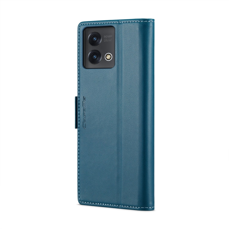 For Motorola Moto G Stylus 5G 2023 CaseMe 023 Butterfly Buckle Litchi Texture RFID Anti-theft Leather Phone Case(Blue) - Motorola Cases by CaseMe | Online Shopping South Africa | PMC Jewellery | Buy Now Pay Later Mobicred