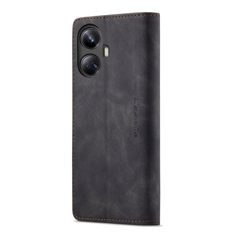 For Realme 10 Pro+ CaseMe 013 Multifunctional Horizontal Flip Leather Phone Case(Black) - Realme Cases by CaseMe | Online Shopping South Africa | PMC Jewellery | Buy Now Pay Later Mobicred