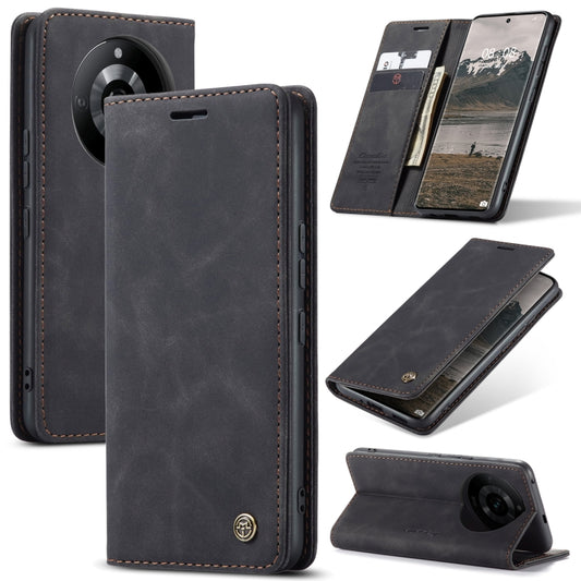 For Realme 11 Pro／Realme 11 Pro+ CaseMe 013 Multifunctional Horizontal Flip Leather Phone Case(Black) - Realme Cases by CaseMe | Online Shopping South Africa | PMC Jewellery | Buy Now Pay Later Mobicred