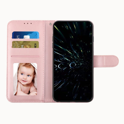 For Xiaomi Redmi Note 13 4G Global Stitching Calf Texture Buckle Leather Phone Case(Rose Gold) - Note 13 Cases by PMC Jewellery | Online Shopping South Africa | PMC Jewellery | Buy Now Pay Later Mobicred