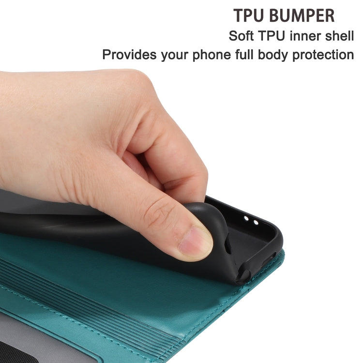 For Xiaomi Poco X4 Pro 5G Cat Embossing Pattern Leather Phone Case with Lanyard(Blue) - Xiaomi Cases by PMC TechLife | Online Shopping South Africa | PMC TechLife | Buy Now Pay Later Mobicred
