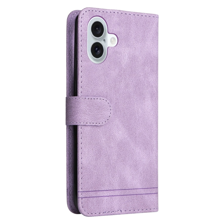 For iPhone 16 Plus Skin Feel Life Tree Leather Phone Case(Purple) - iPhone 16 Plus Cases by PMC Jewellery | Online Shopping South Africa | PMC Jewellery | Buy Now Pay Later Mobicred