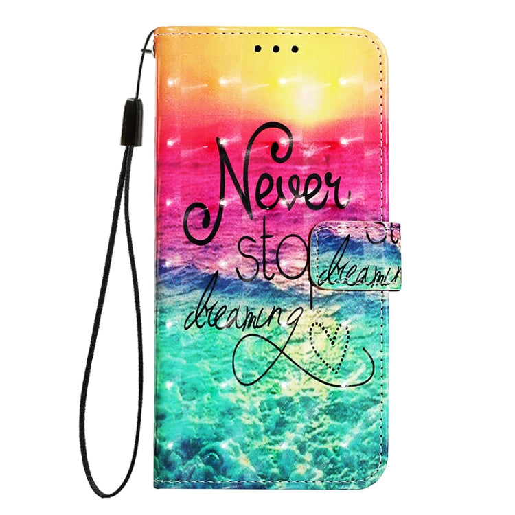 For iPhone SE 2024 3D Painting Horizontal Flip Leather Phone Case(Chasing Dreams) - More iPhone Cases by PMC Jewellery | Online Shopping South Africa | PMC Jewellery | Buy Now Pay Later Mobicred