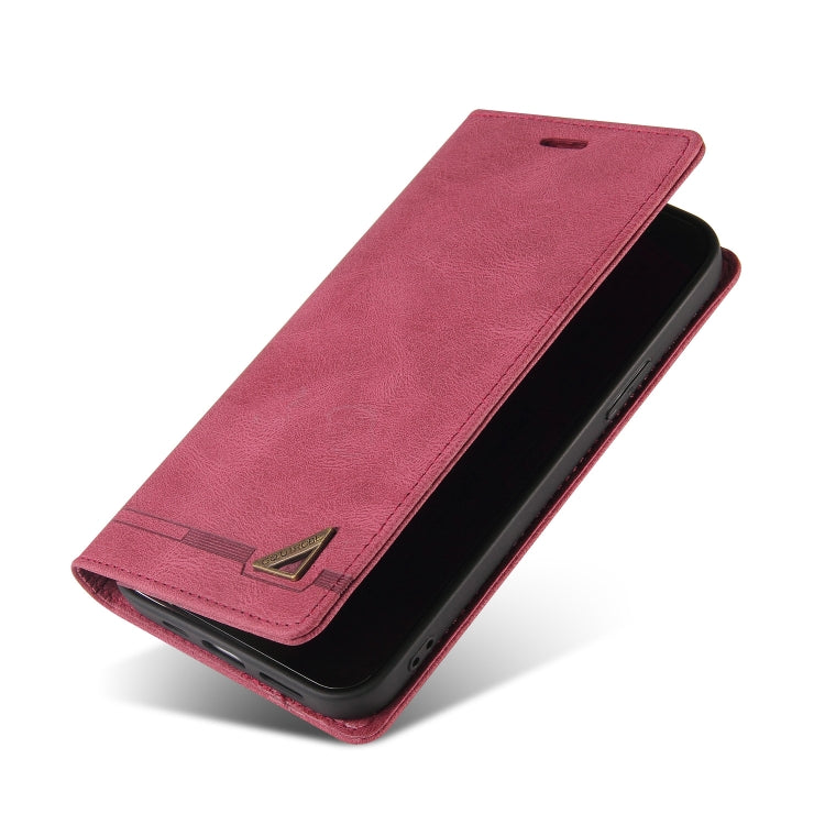 For Xiaomi Redmi 13C Skin Feel Anti-theft Brush Horizontal Flip Leather Case with Holder(Wine Red) - 13C Cases by PMC Jewellery | Online Shopping South Africa | PMC Jewellery | Buy Now Pay Later Mobicred