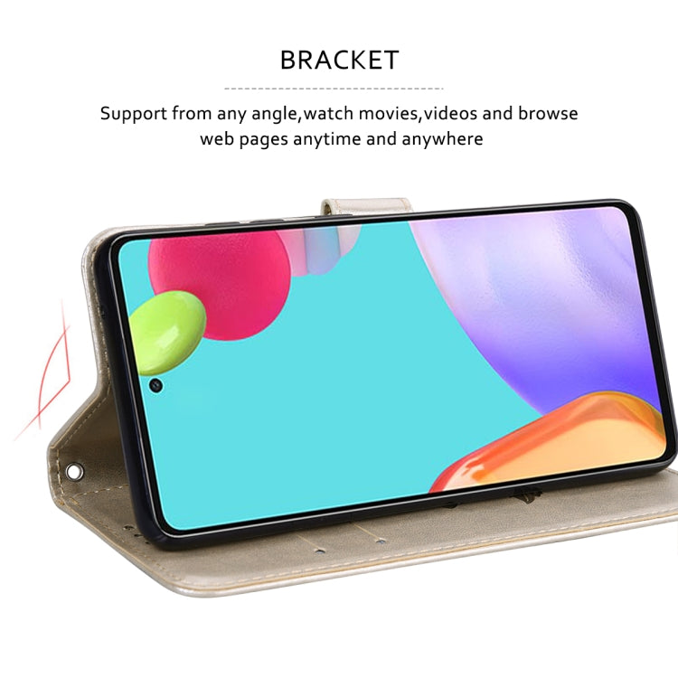 For Xiaomi Redmi A3 Rose Embossed Flip PU Leather Phone Case(Gold) - Xiaomi Cases by PMC TechLife | Online Shopping South Africa | PMC TechLife | Buy Now Pay Later Mobicred