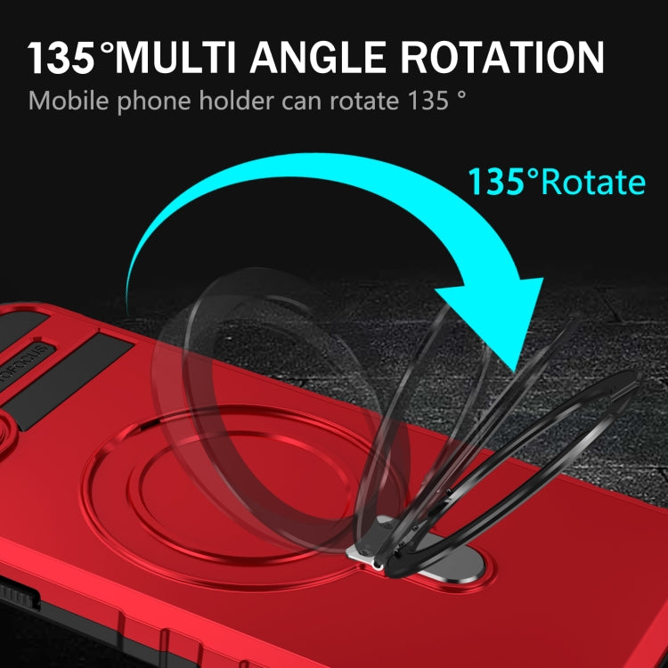 For iPhone 15 MagSafe Magnetic Holder Phone Case(Red) - free shipping - PMC TechLife - Order now!