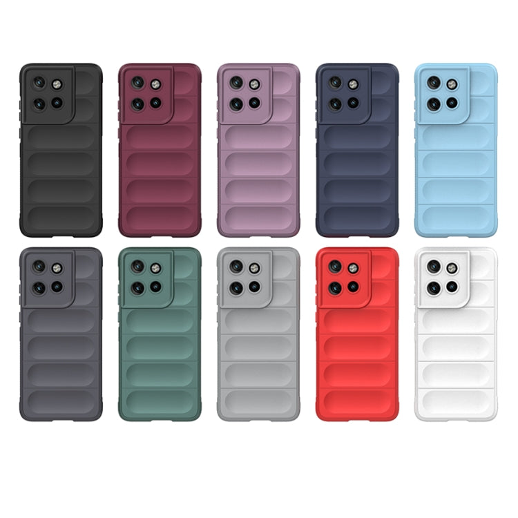 For Motorola Edge 50 Neo Magic Shield TPU + Flannel Phone Case(Black) - free shipping - PMC TechLife - Order now!