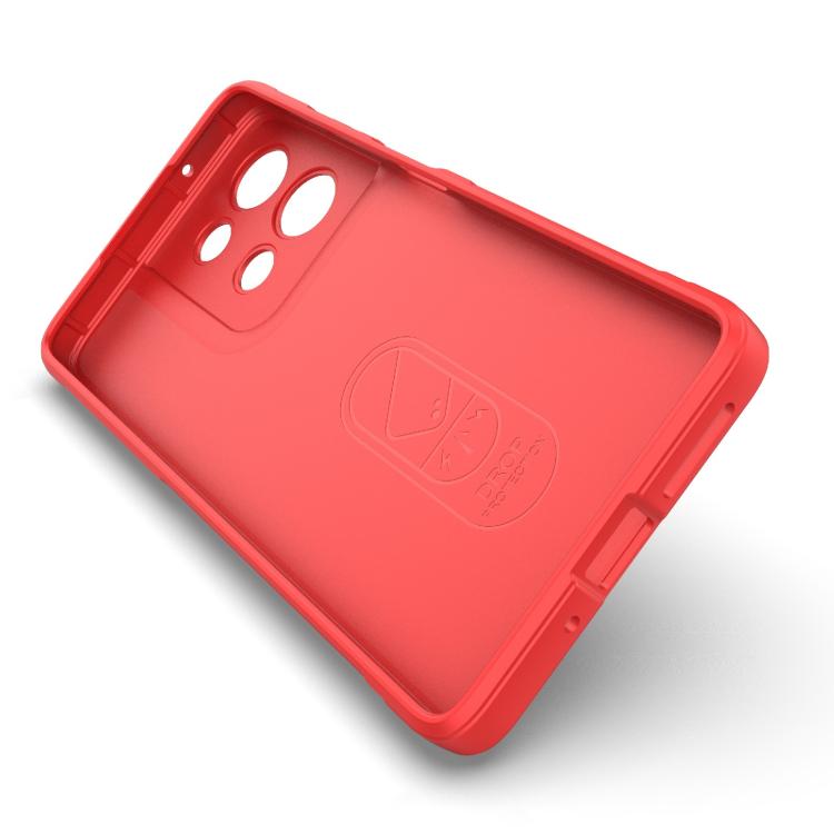 For Motorola Moto G75 5G Global Magic Shield TPU + Flannel Phone Case(Red) - free shipping - PMC TechLife - Order now!