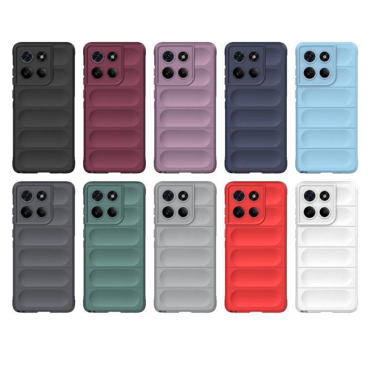 For Motorola Edge 60 Stylus 5G Global Magic Shield TPU + Flannel Phone Case(Black) - free shipping - PMC TechLife - Order now!
