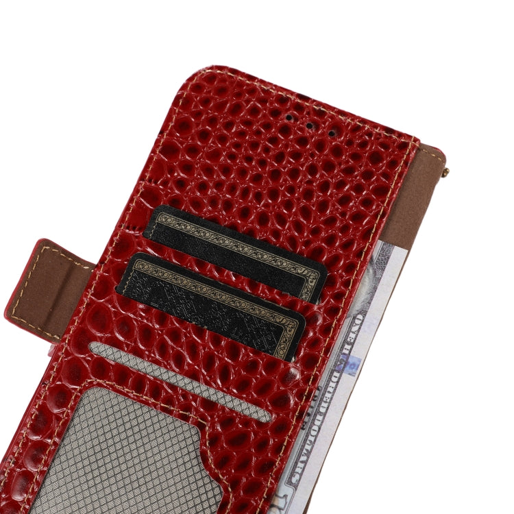 For Nokia C110 Crocodile Top Layer Cowhide Leather Phone Case(Red) - Nokia Cases by PMC TechLife | Online Shopping South Africa | PMC TechLife | Buy Now Pay Later Mobicred