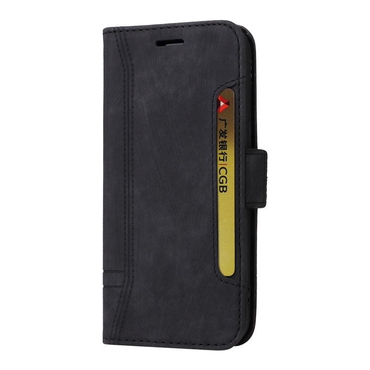 For Samsung Galaxy S24 Ultra BETOPNICE Dual-side Buckle Leather Phone Case(Black) - Galaxy Phone Cases by BETOPNICE | Online Shopping South Africa | PMC Jewellery | Buy Now Pay Later Mobicred