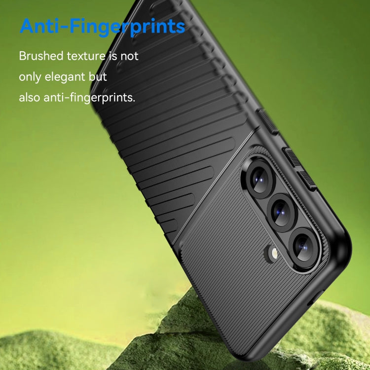 For Samsung Galaxy S25+ 5G Thunderbolt Shockproof TPU Phone Case(Black) - Galaxy S25+ 5G Cases by PMC Jewellery | Online Shopping South Africa | PMC Jewellery | Buy Now Pay Later Mobicred