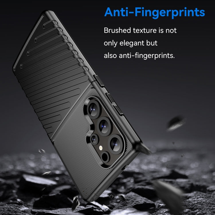 For Samsung Galaxy S25 Ultra 5G Thunderbolt Shockproof TPU Phone Case(Black) - Galaxy S25 Ultra 5G Cases by PMC Jewellery | Online Shopping South Africa | PMC Jewellery | Buy Now Pay Later Mobicred