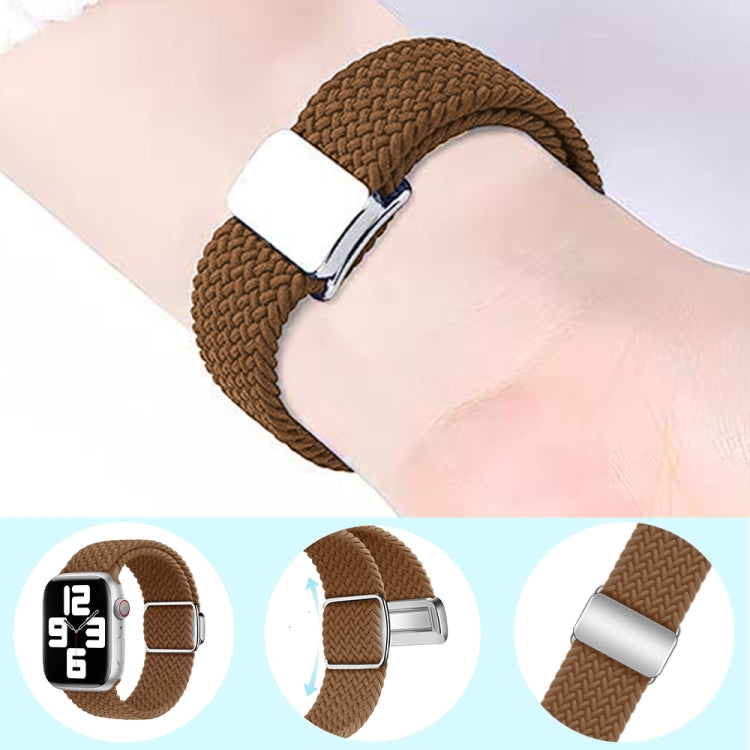 For Apple Watch Ultra 2 49mm Nylon Loop Magnetic Buckle Watch Band(Light Grey) - free shipping - PMC Jewellery - Order now!