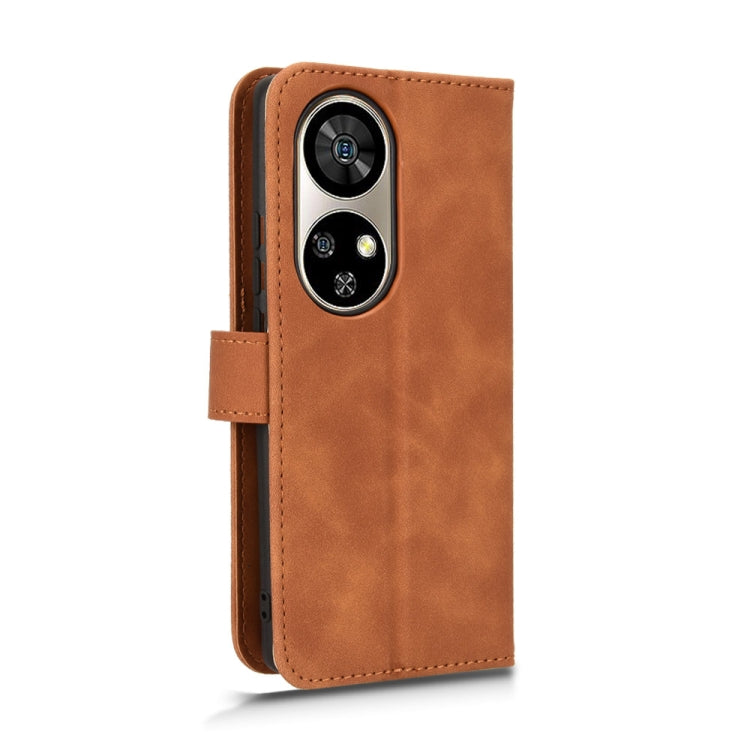 For Ulefone Note 17 Pro Skin Feel Magnetic Flip Leather Phone Case(Brown) - Ulefone Cases by PMC Jewellery | Online Shopping South Africa | PMC Jewellery | Buy Now Pay Later Mobicred