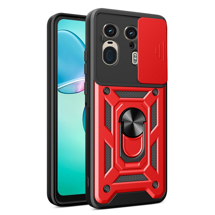 For Motorola Edge 50 Ultra Sliding Camera Cover Design TPU+PC Phone Case(Red) - free shipping - PMC TechLife - Order now!
