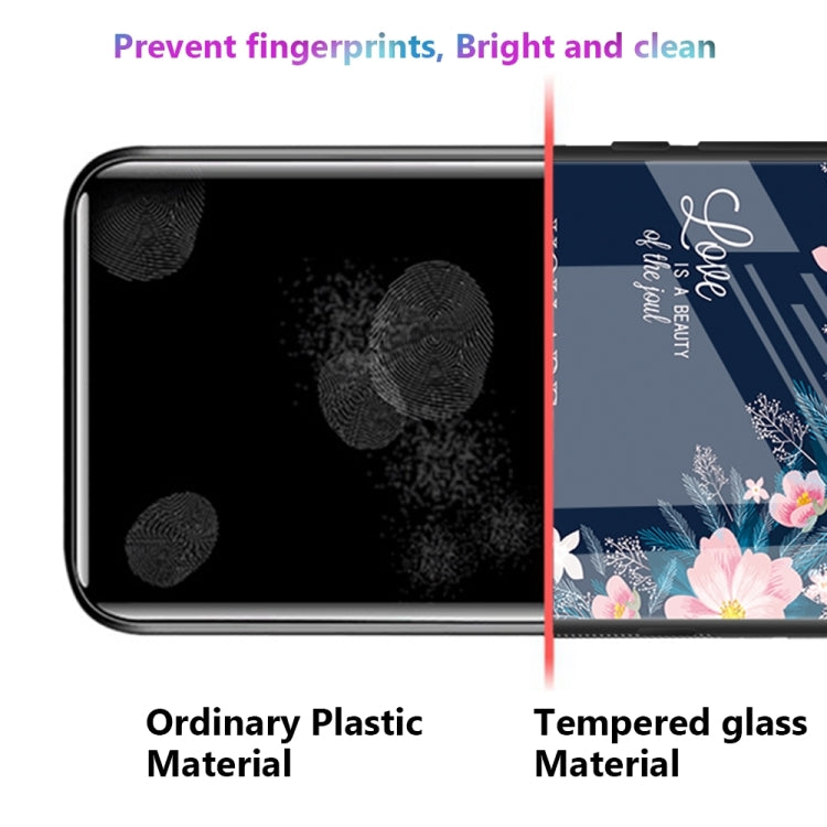 For iPhone 16 Pro Max Colorful Painted Glass Phone Case(Love) - iPhone 16 Pro Max Cases by PMC TechLife | Online Shopping South Africa | PMC TechLife | Buy Now Pay Later Mobicred