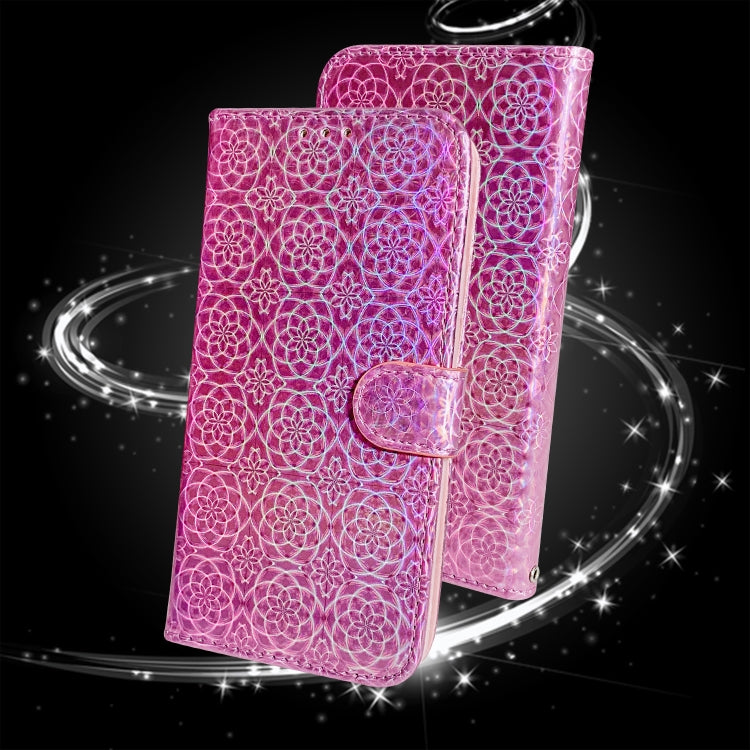 For iPhone 16 Plus Colorful Magnetic Buckle Leather Phone Case(Pink) - iPhone 16 Plus Cases by PMC Jewellery | Online Shopping South Africa | PMC Jewellery | Buy Now Pay Later Mobicred