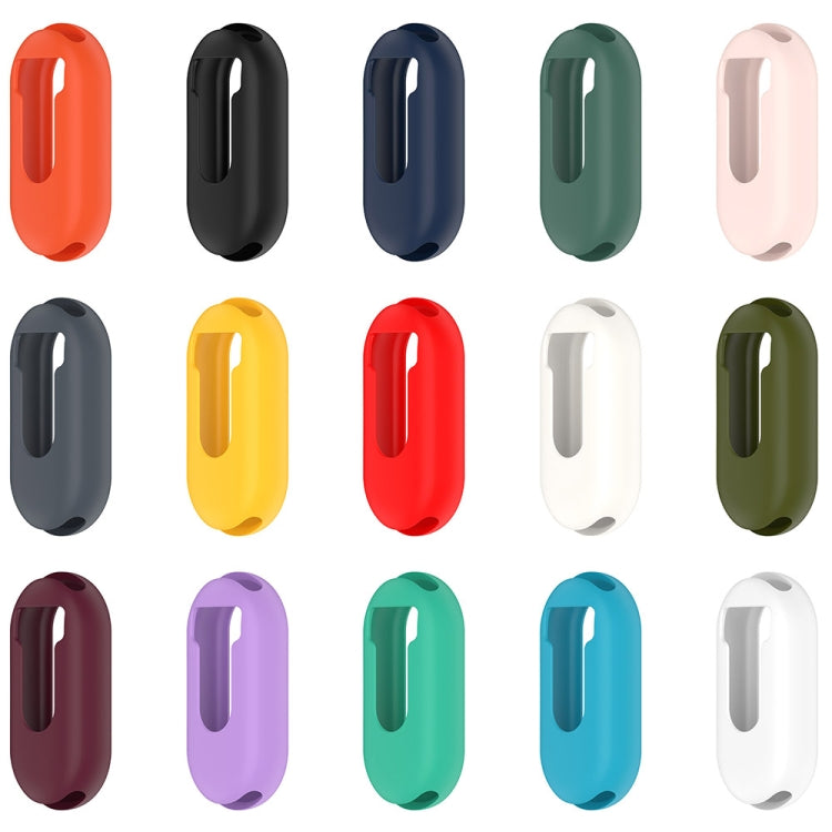For Xiaomi Mi Band 8 Pure Color Silicone Watch Protective Case(Black) - Watch Cases by PMC TechLife | Online Shopping South Africa | PMC TechLife