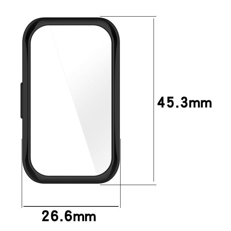 For Huawei Band 8 Full Coverage TPU Electroplating Watch Protective Case(Light Gold) - Watch Cases by PMC TechLife | Online Shopping South Africa | PMC TechLife
