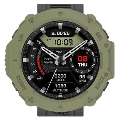 For Amazfit T-Rex Ultra Armor Hollow Watch Protective Case(Green) - Watch Cases by PMC Jewellery | Online Shopping South Africa | PMC Jewellery | Buy Now Pay Later Mobicred