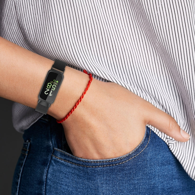 For Fitbit Inspire 3 Milanese Metal Watch Band(Rose Gold) - Watch Bands by PMC TechLife | Online Shopping South Africa | PMC TechLife
