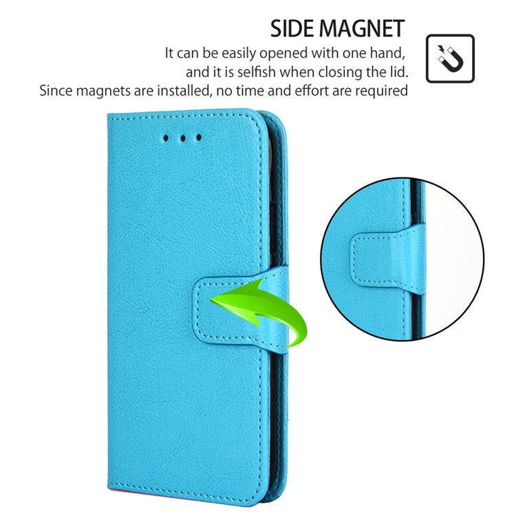 For Huawei Pura 70 5G Crystal Texture Leather Phone Case(Sky Blue) - Huawei Cases by PMC Jewellery | Online Shopping South Africa | PMC Jewellery | Buy Now Pay Later Mobicred