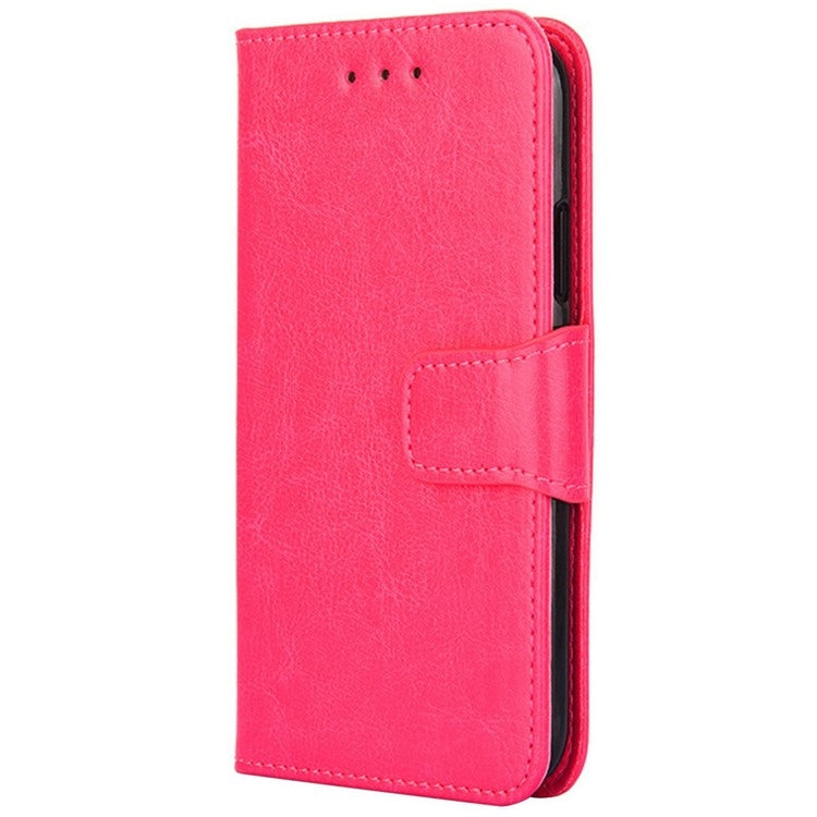 For Huawei Pura 70 5G Crystal Texture Leather Phone Case(Rose Red) - Huawei Cases by PMC Jewellery | Online Shopping South Africa | PMC Jewellery | Buy Now Pay Later Mobicred