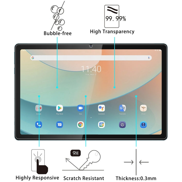For Blackview Tab 11 25pcs 9H 0.3mm Explosion-proof Tempered Glass Film - Others by PMC TechLife | Online Shopping South Africa | PMC TechLife | Buy Now Pay Later Mobicred