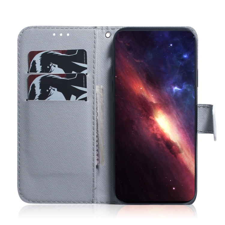 For iPhone 16 Coloured Drawing Flip Leather Phone Case(Lion) - iPhone 16 Cases by PMC TechLife | Online Shopping South Africa | PMC TechLife | Buy Now Pay Later Mobicred