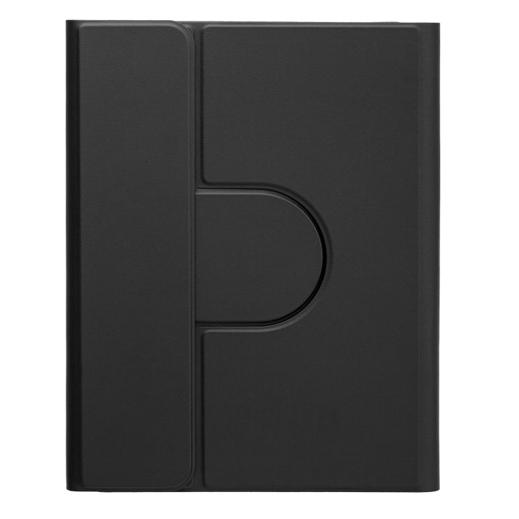 For iPad 10.2 2021 / Air 2019 Three-color Backlight White 360 Degree Rotatable Bluetooth Keyboard Leather Case(Black) - Universal by PMC TechLife | Online Shopping South Africa | PMC TechLife