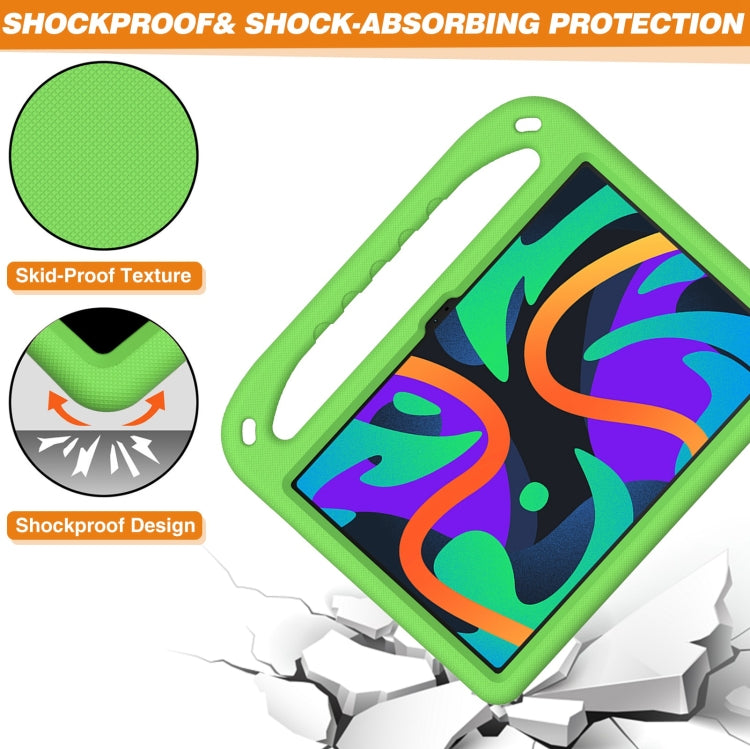 For Lenovo Tab M11/ Xiaoxin Pad 11 2024 Handle Portable EVA Shockproof Tablet Case(Green) - Lenovo by PMC TechLife | Online Shopping South Africa | PMC TechLife | Buy Now Pay Later Mobicred