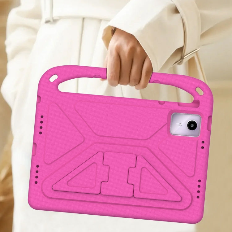 For Lenovo Tab M11/ Xiaoxin Pad 11 2024 Handle Portable EVA Shockproof Tablet Case(Rose Red) - Lenovo by PMC TechLife | Online Shopping South Africa | PMC TechLife | Buy Now Pay Later Mobicred