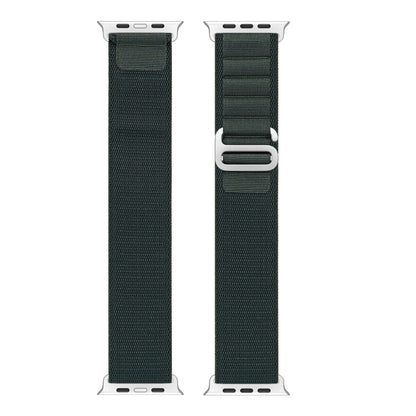 For Apple Watch Series 5 44mm DUX DUCIS GS Series Nylon Loop Watch Band(Green) - Watch Bands by DUX DUCIS | Online Shopping South Africa | PMC Jewellery | Buy Now Pay Later Mobicred