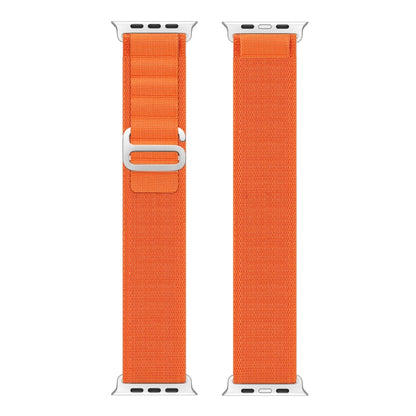 For Apple Watch Series 2 38mm DUX DUCIS GS Series Nylon Loop Watch Band(Orange) - Watch Bands by DUX DUCIS | Online Shopping South Africa | PMC Jewellery | Buy Now Pay Later Mobicred