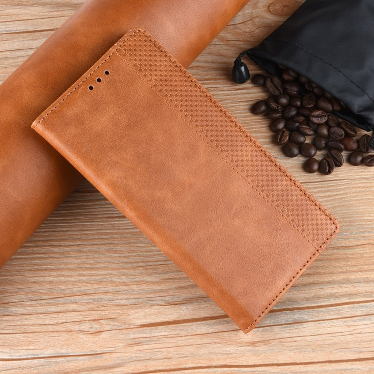 For Ulefone Note 17 Pro Magnetic Buckle Retro Texture Leather Phone Case(Brown) - Ulefone Cases by PMC Jewellery | Online Shopping South Africa | PMC Jewellery | Buy Now Pay Later Mobicred