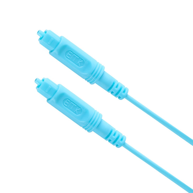 15m EMK OD2.2mm Digital Audio Optical Fiber Cable Plastic Speaker Balance Cable(Sky Blue) - Audio Optical Cables by EMK | Online Shopping South Africa | PMC Jewellery | Buy Now Pay Later Mobicred