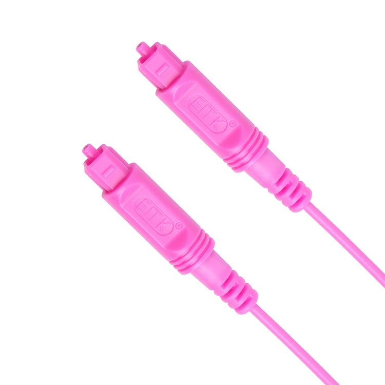 20m EMK OD2.2mm Digital Audio Optical Fiber Cable Plastic Speaker Balance Cable(Pink) - Audio Optical Cables by EMK | Online Shopping South Africa | PMC Jewellery | Buy Now Pay Later Mobicred