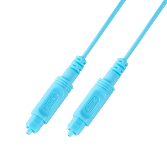 20m EMK OD2.2mm Digital Audio Optical Fiber Cable Plastic Speaker Balance Cable(Sky Blue) - Audio Optical Cables by EMK | Online Shopping South Africa | PMC Jewellery | Buy Now Pay Later Mobicred