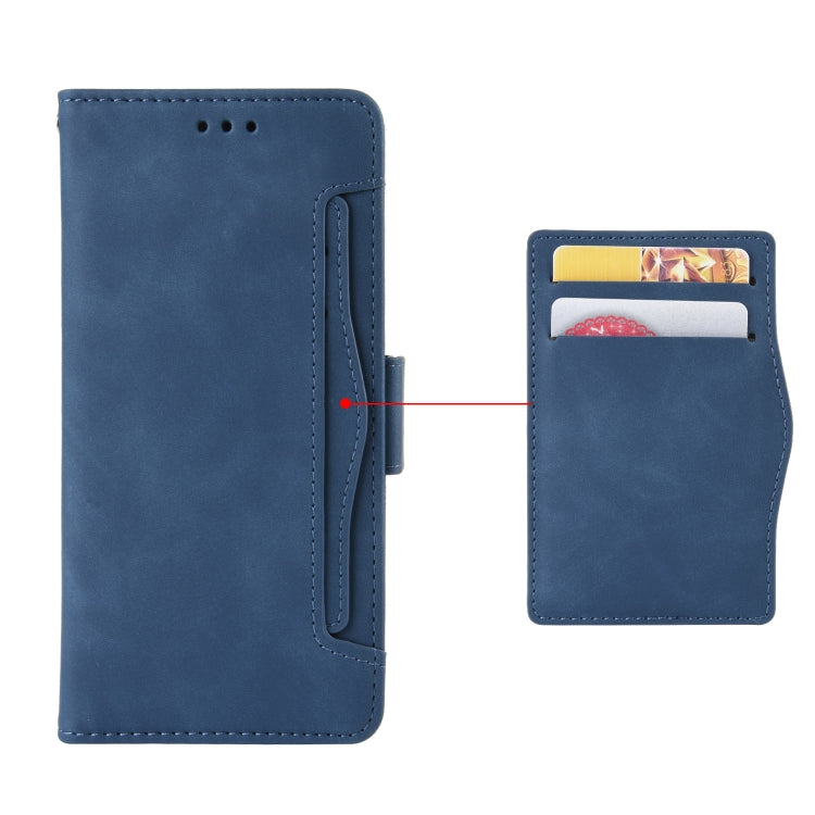 For Blackview A96 Skin Feel Calf Texture Card Slots Leather Phone Case(Blue) - More Brand by PMC TechLife | Online Shopping South Africa | PMC TechLife