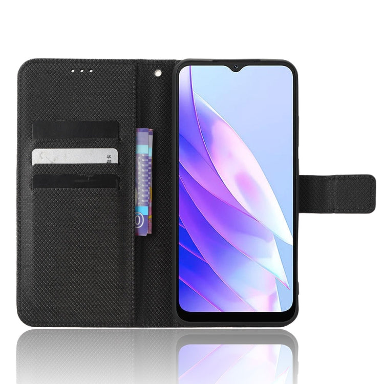 For Blackview A52 / A52 Pro Diamond Texture Leather Phone Case(Black) - More Brand by PMC TechLife | Online Shopping South Africa | PMC TechLife