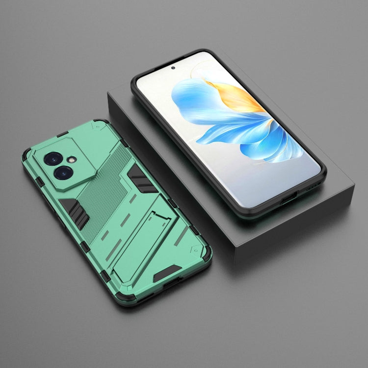 For Honor 100 5G Punk Armor 2 in 1 PC + TPU Phone Case with Holder(Green) - free shipping - PMC TechLife - Order now!
