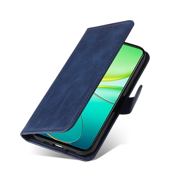 For vivo Y38 5G / T3x 5G Global Classic Calf Texture Flip Leather Phone Case(Blue) - vivo Cases by PMC Jewellery | Online Shopping South Africa | PMC Jewellery | Buy Now Pay Later Mobicred