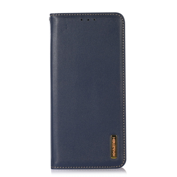For Honor 90 KHAZNEH Nappa Top Layer Cowhide Leather Phone Case(Blue) - Honor Cases by PMC TechLife | Online Shopping South Africa | PMC TechLife | Buy Now Pay Later Mobicred