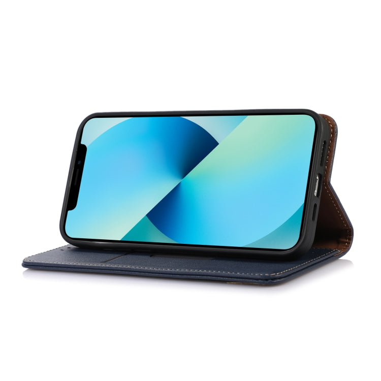 For Honor 90 KHAZNEH Nappa Top Layer Cowhide Leather Phone Case(Blue) - Honor Cases by PMC TechLife | Online Shopping South Africa | PMC TechLife | Buy Now Pay Later Mobicred