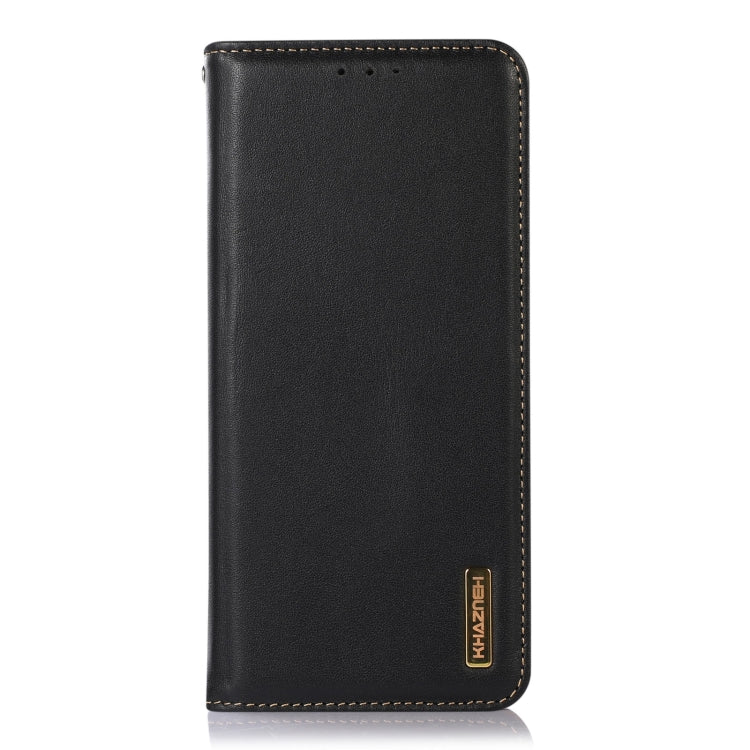 For Honor Play 60 Plus / 200 Smart KHAZNEH Nappa Top Layer Cowhide Leather Phone Case(Black) - Honor Cases by PMC TechLife | Online Shopping South Africa | PMC TechLife | Buy Now Pay Later Mobicred