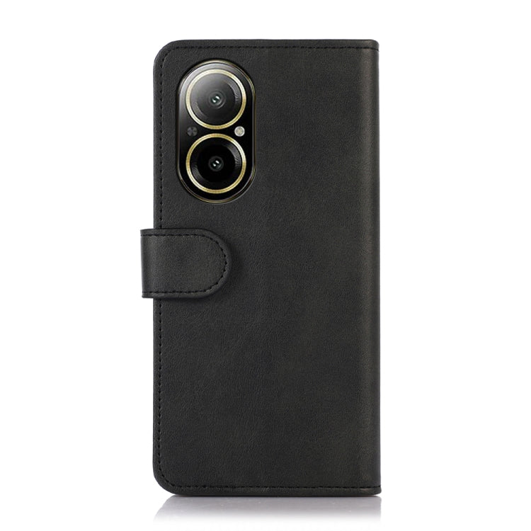 For Realme C67 4G Cow Texture Flip Leather Phone Case(Black) - C67 Cases by PMC Jewellery | Online Shopping South Africa | PMC Jewellery | Buy Now Pay Later Mobicred