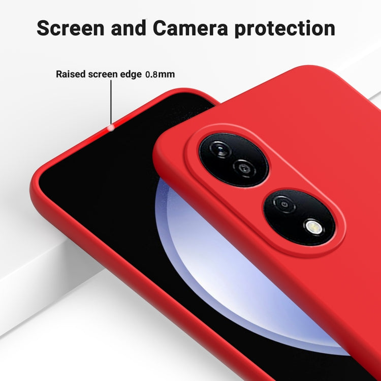 For Honor 90 Smart Solid Color Liquid Silicone Dropproof Full Coverage Phone Case(Red) - Honor Cases by PMC TechLife | Online Shopping South Africa | PMC TechLife | Buy Now Pay Later Mobicred